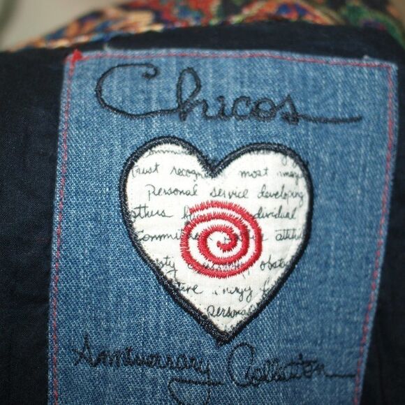 Chico’s Anniversary Collection Women’s Size 2 Long Sleeve Blazer Jacket - Picture 2 of 6